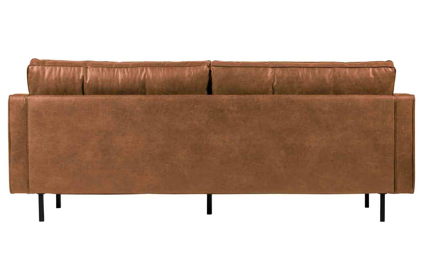 Rodeo Classic Sofa 2,5 Sitzer Lederoptik, Cognac