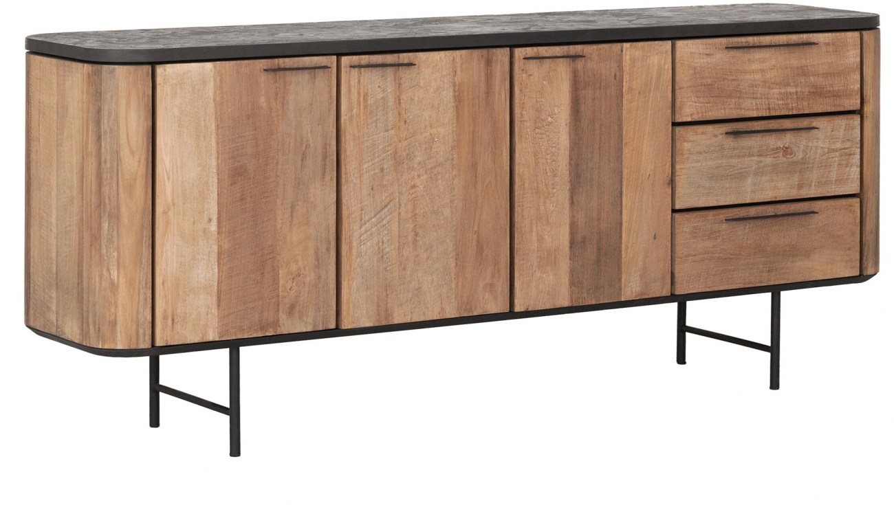 Sideboard Soho aus recyceltem Teakholz, 200 cm