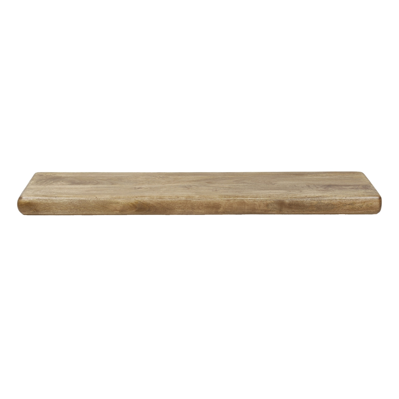 Wandregal Strak - Mangoholz massiv Braun, 170 cm