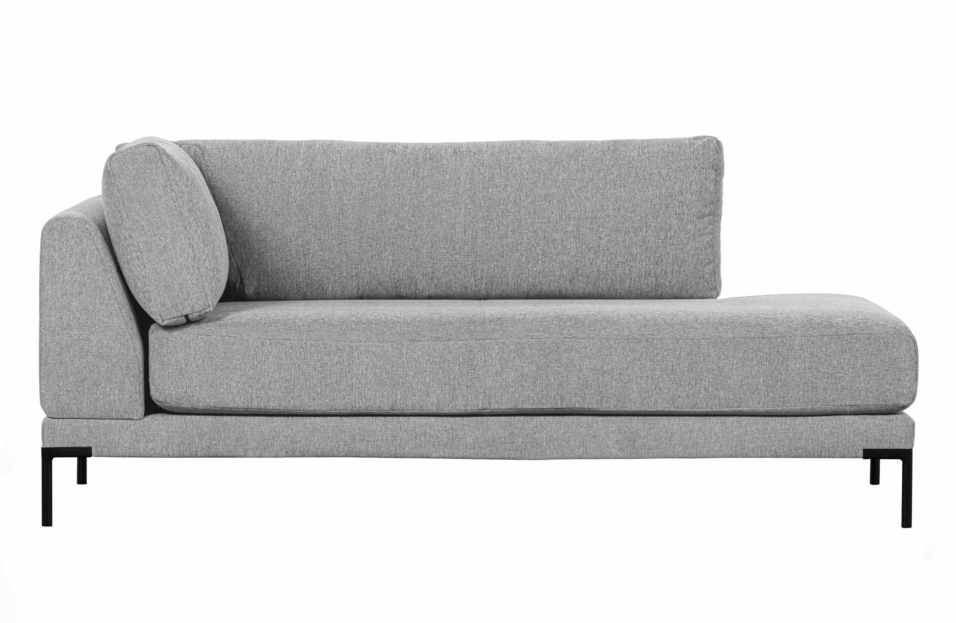 Modulsofa Couple Lounge Element Rechts, Hellgrau