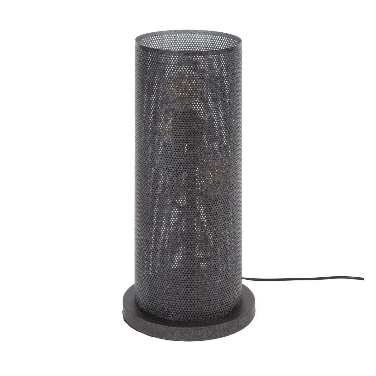 Tischleuchte Mallaglia, 3-flammig - Metall in Artic-Schwarz, inkl. LED