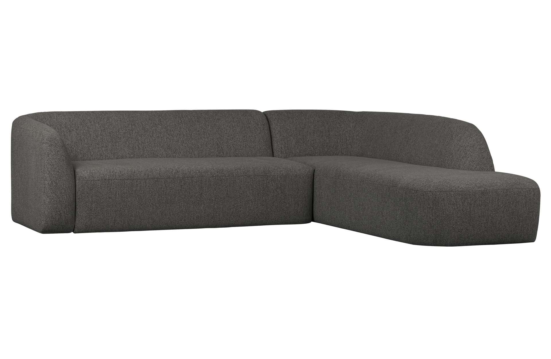 Ecksofa Sloping, Rechts, Dunkelgrau