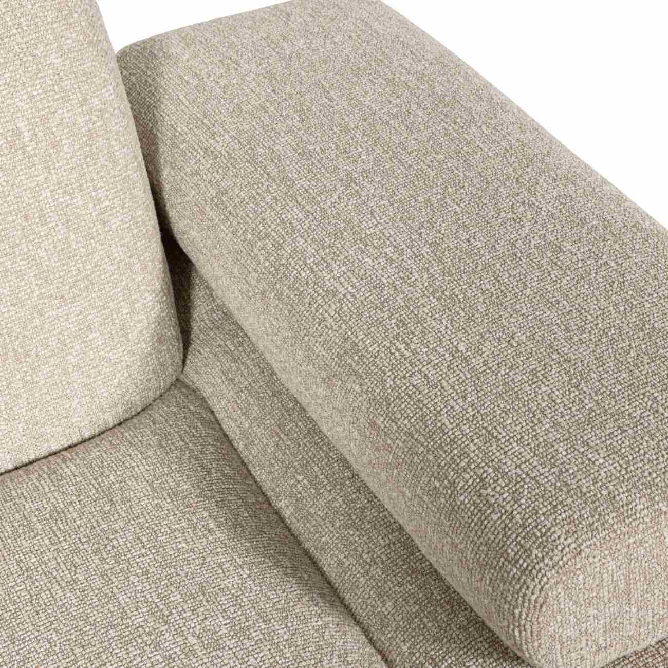 Modulsofa Mojo Boucle 1er Arm-Rechts, Beige