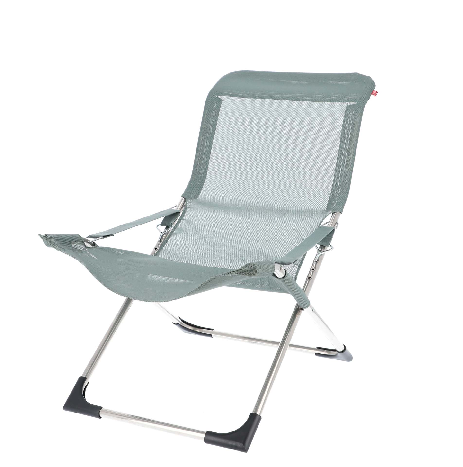 Sessel Fiesta aus Aluminium, Salbei