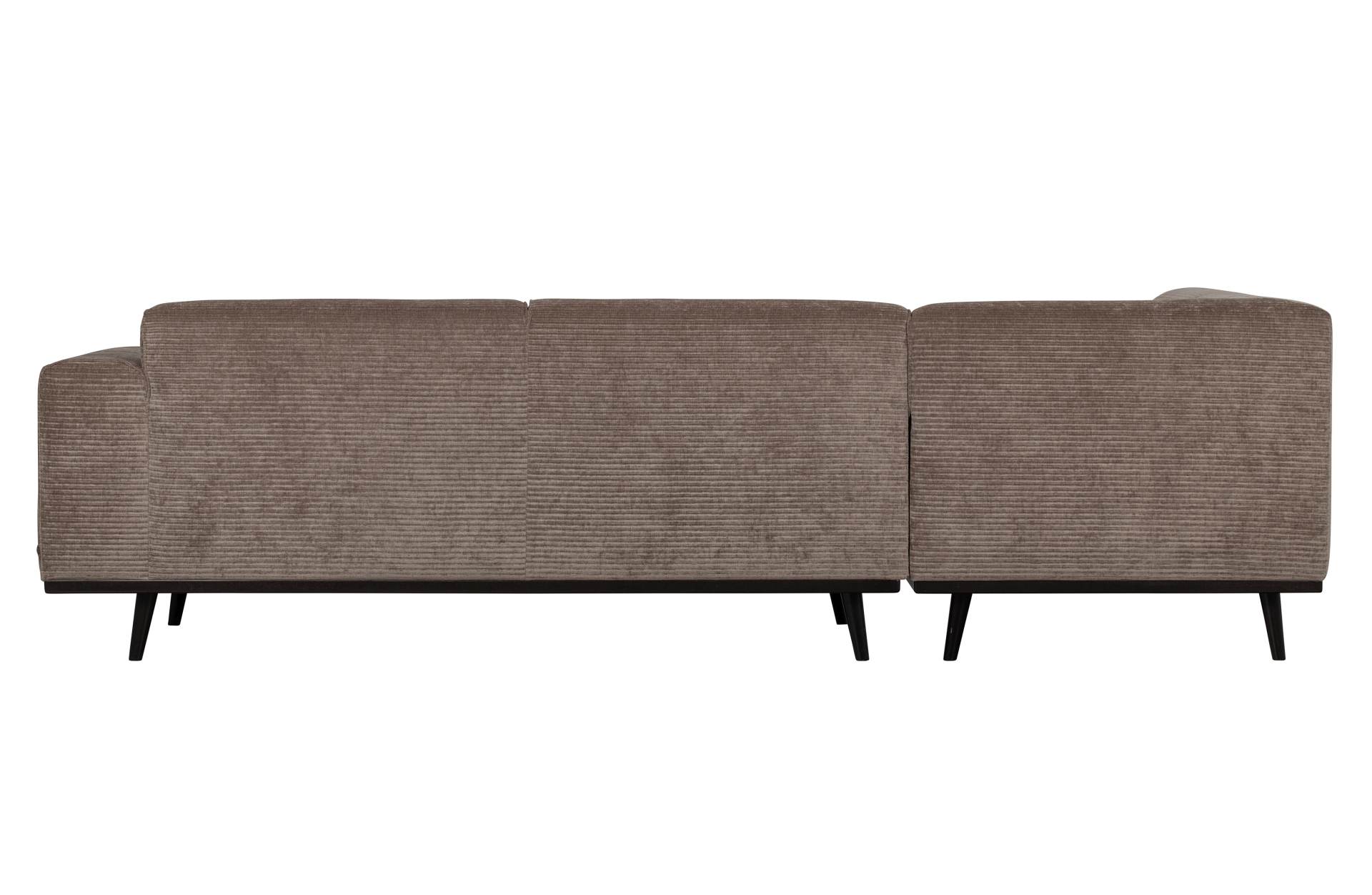 Ecksofa Statement aus gewebten Jacquard Links, Taupe