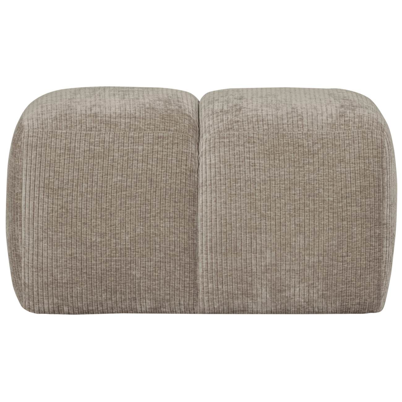 Hocker Mojo aus Flachcord, Sand