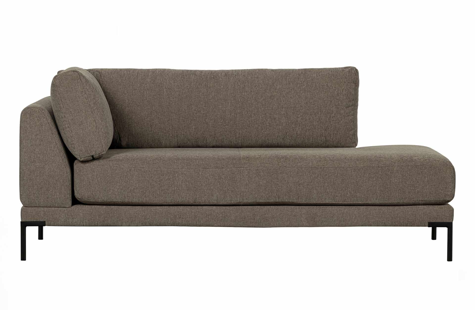 Modulsofa Couple Lounge Element Rechts, Taupe