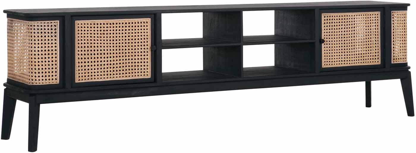 TV Board Raffles aus Rattan, 213cm