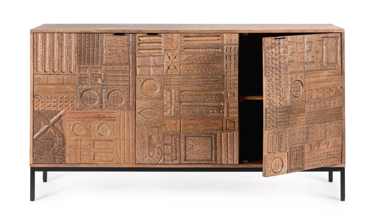 Sideboard Kindia aus Mangoholz, 145 cm