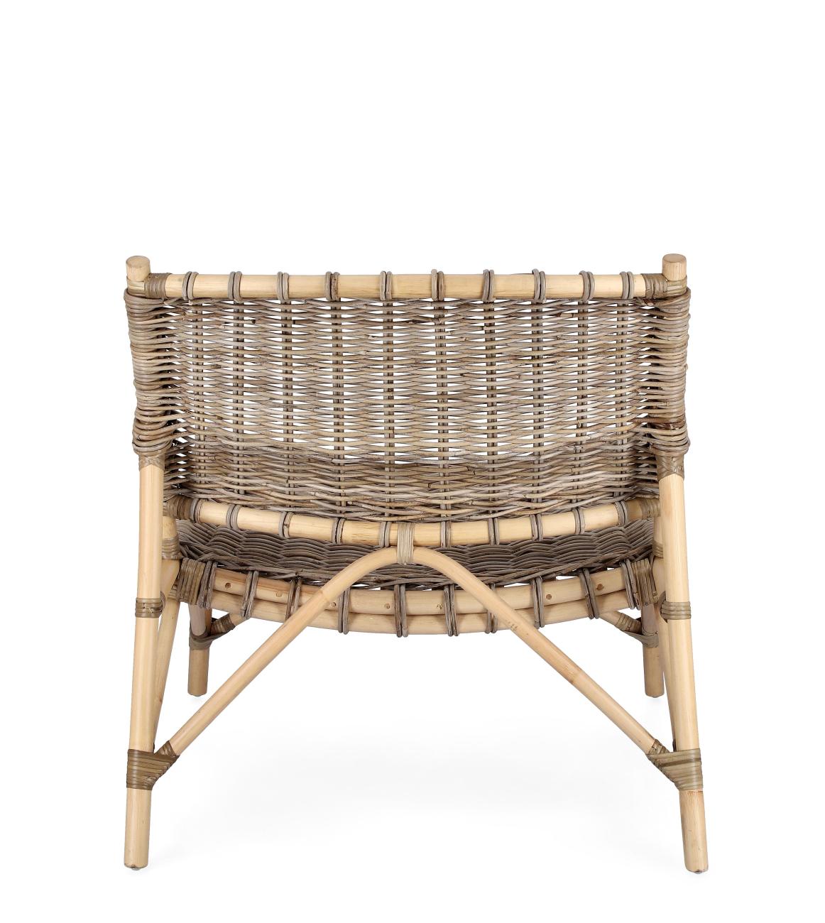 Sessel Tarifa aus Rattan, Natur