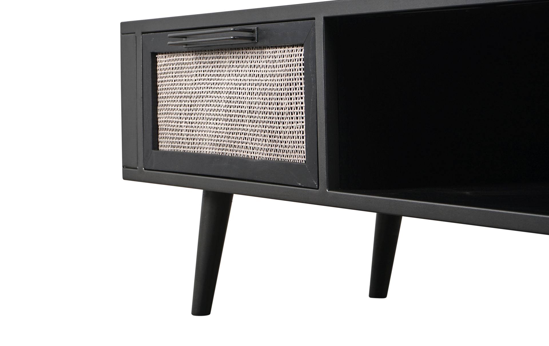 TV-Board Nordic Mindi Rattan mit 2 Schubladen, 200 cm