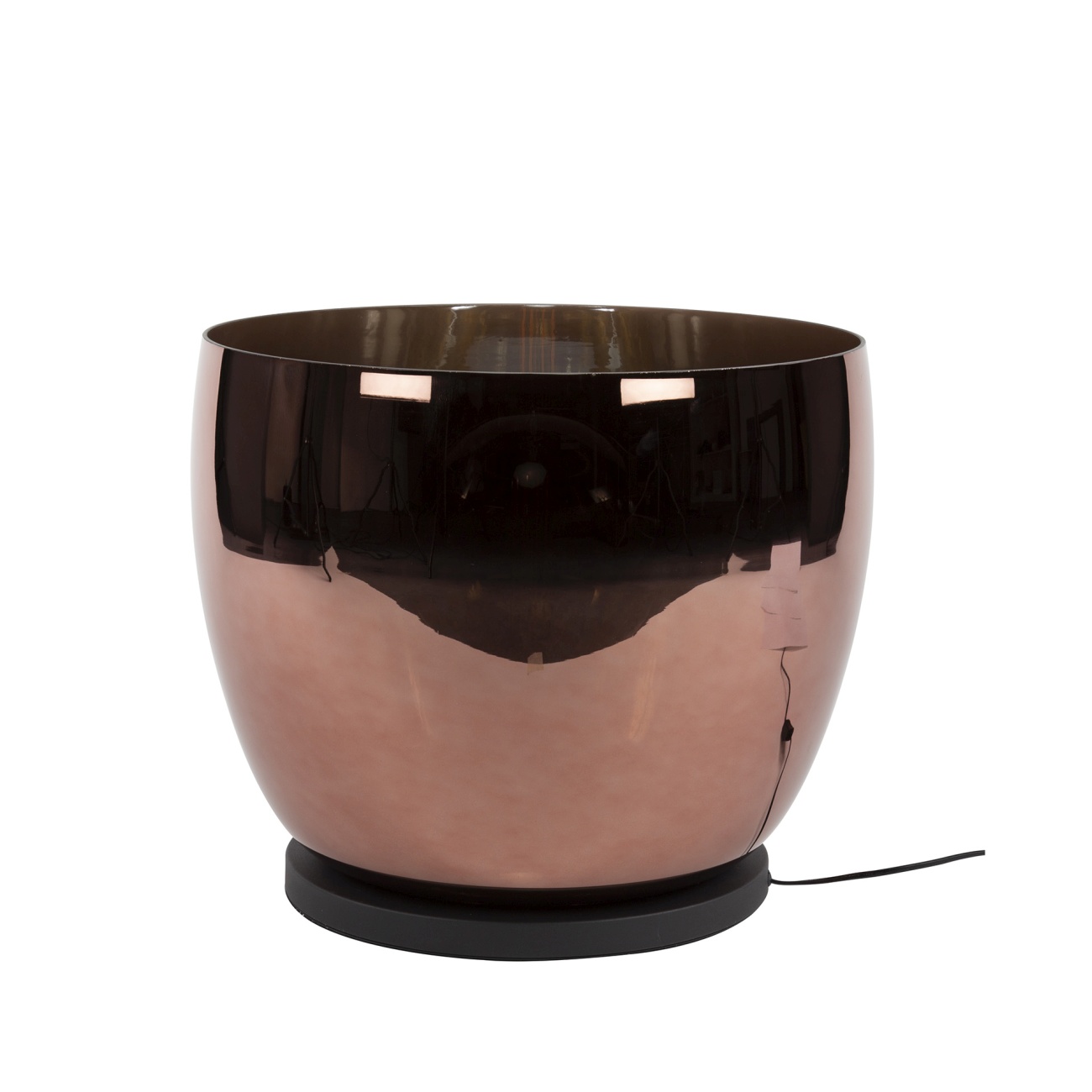 Tischleuchte Vasika - Kupferglas, inkl. LED, Ø 48 cm