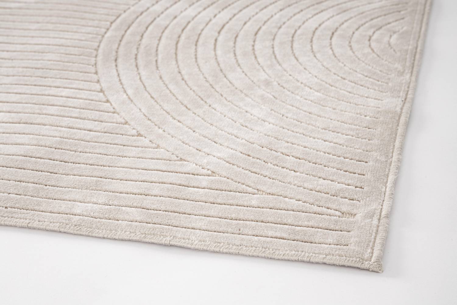 Teppich Klab aus Viskose 160x230 cm, Beige