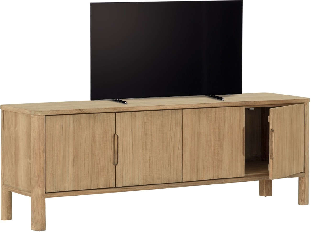 TV Board Forte aus Teakholz, 160 cm