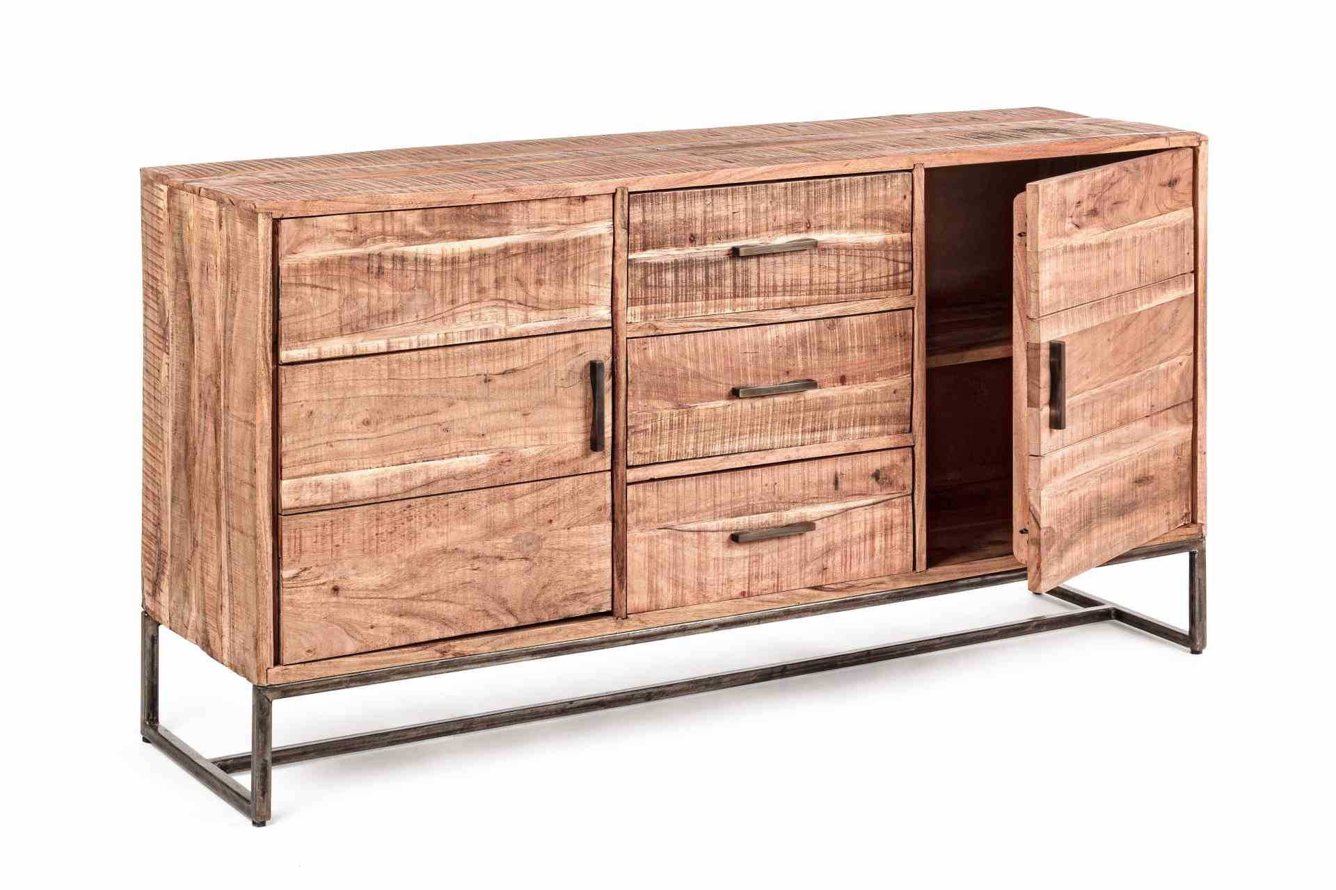 Sideboard Elmer aus Akazienholz, 145 cm