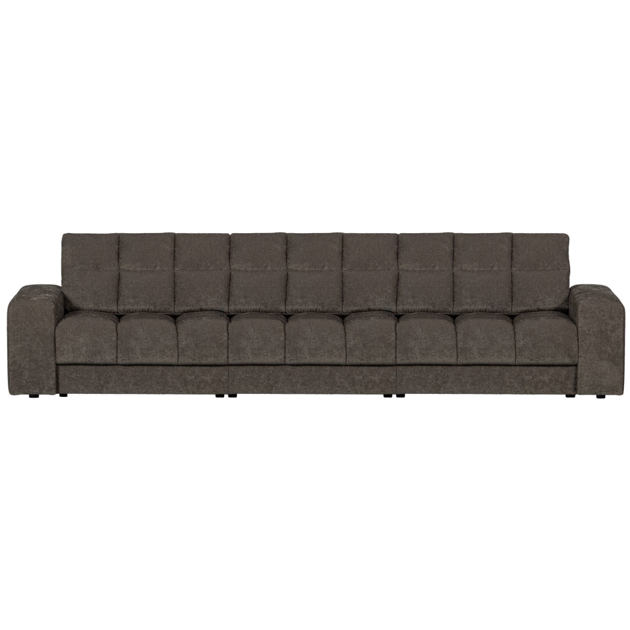 Sofa Date 3-Sitzer aus Webstoff, Grau