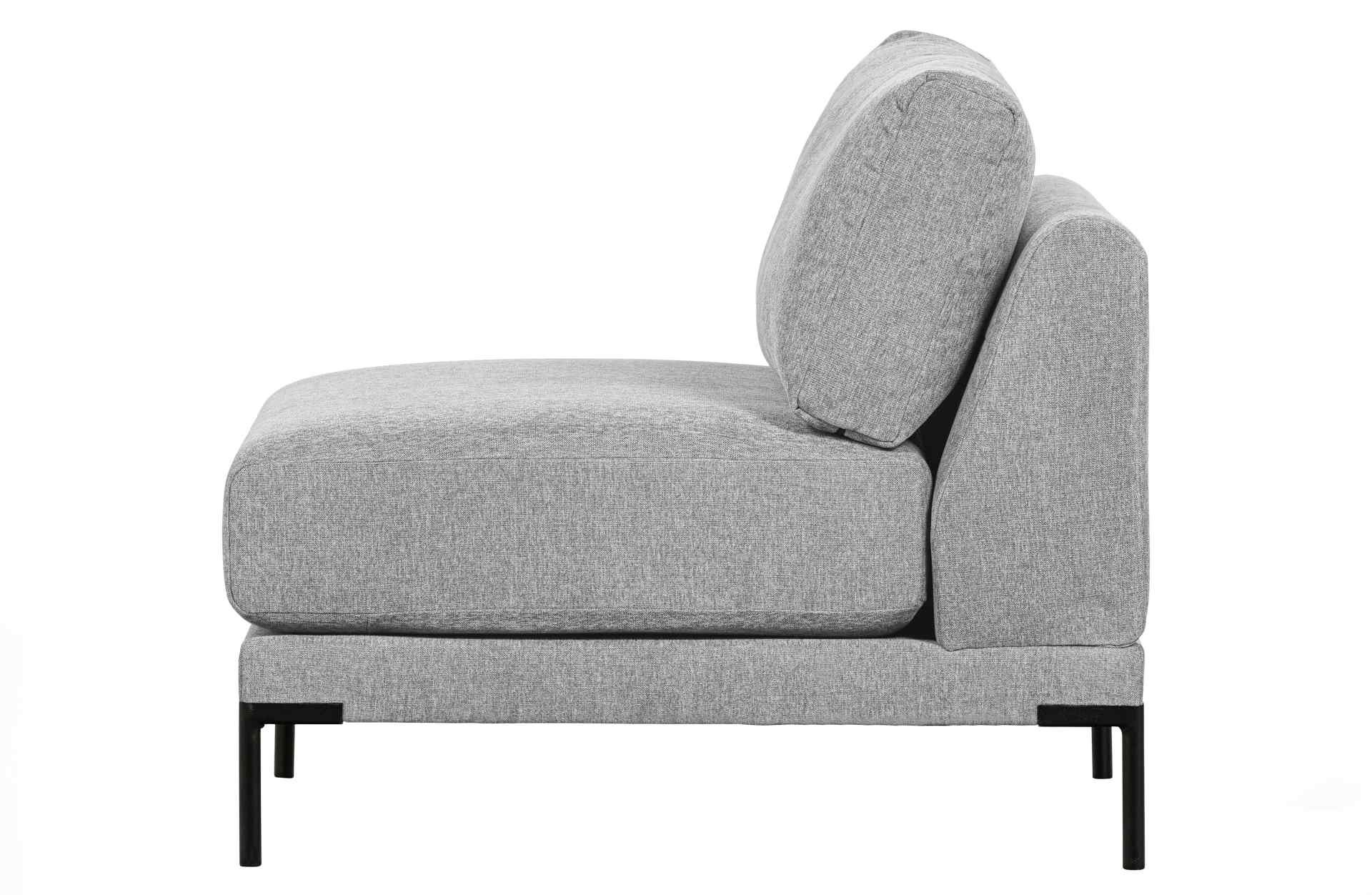 Modulsofa Couple Loveseat Element, Hellgrau