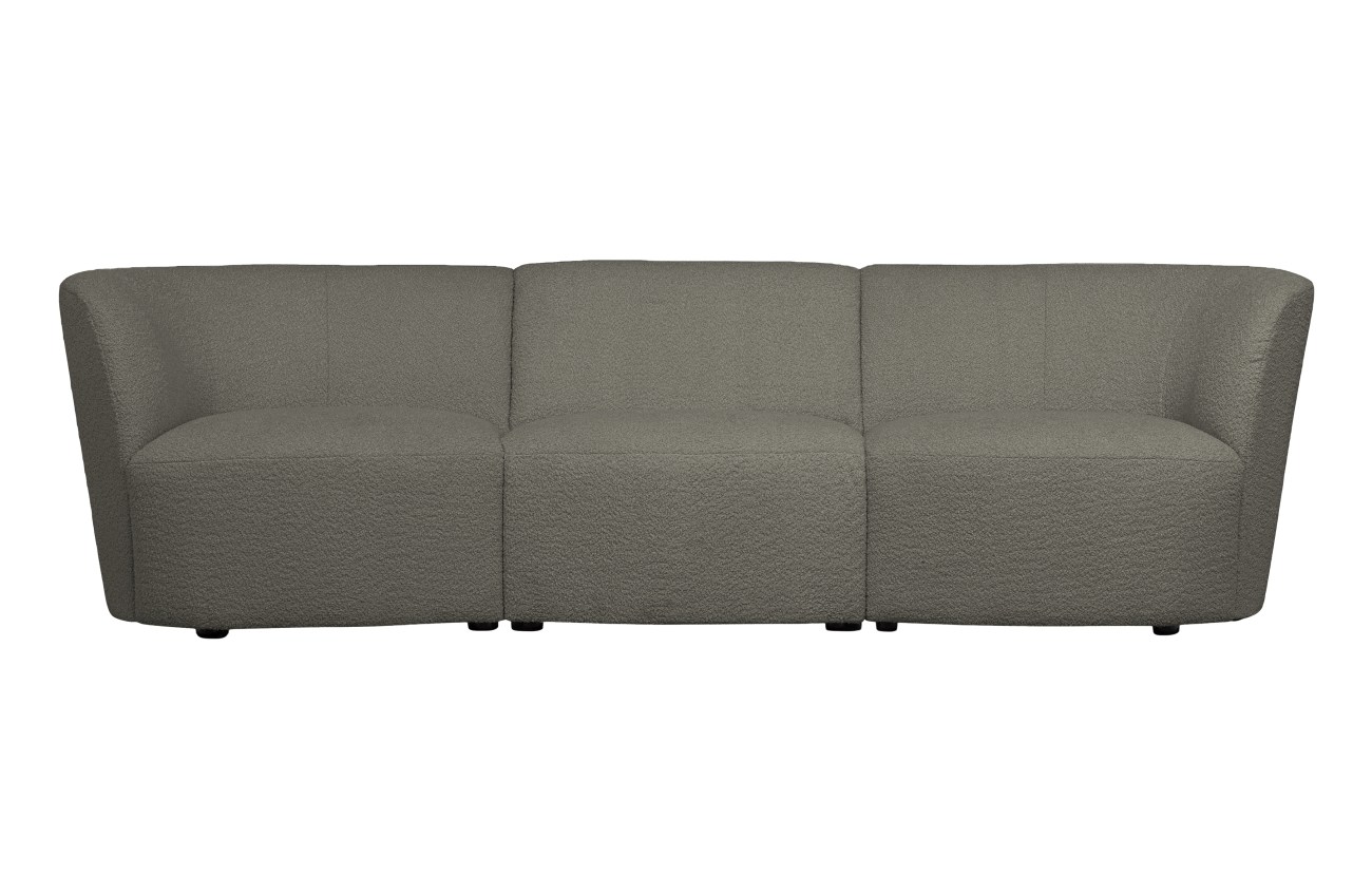 Sofa Coco aus Boucle-Stoff, Grün