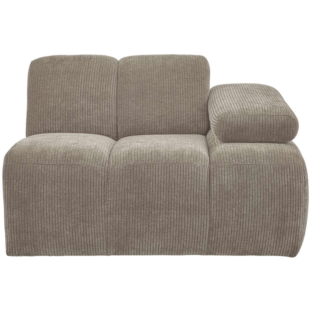 Modulsofa Mojo Flachcord 1er Arm-Rechts, Sand