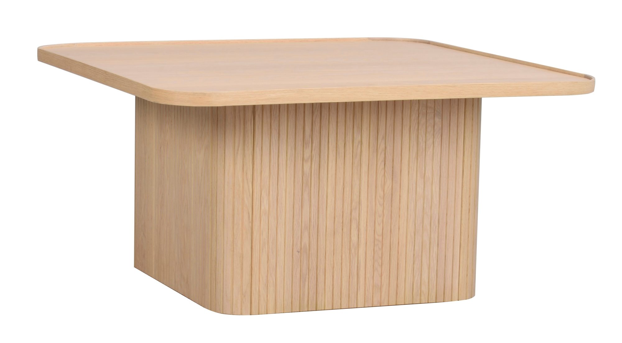 Couchtisch Sullivan, Weiß pigmentiert, 80x80x40cm