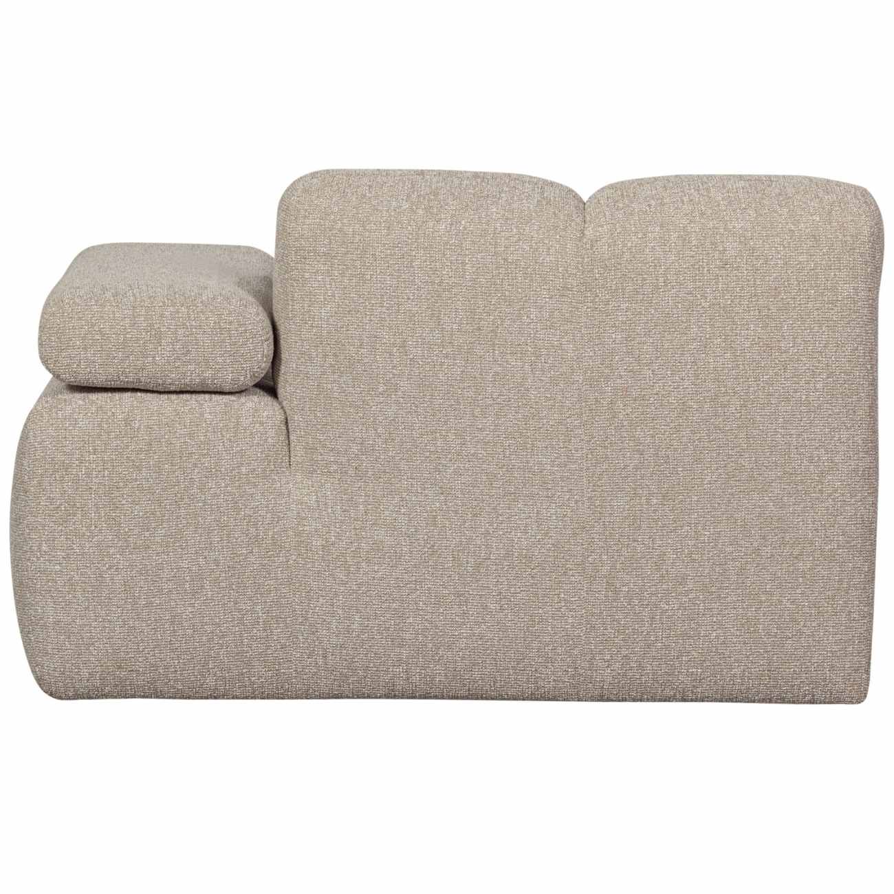 Modulsofa Mojo Boucle Chaiselongue-Rechts, Beige