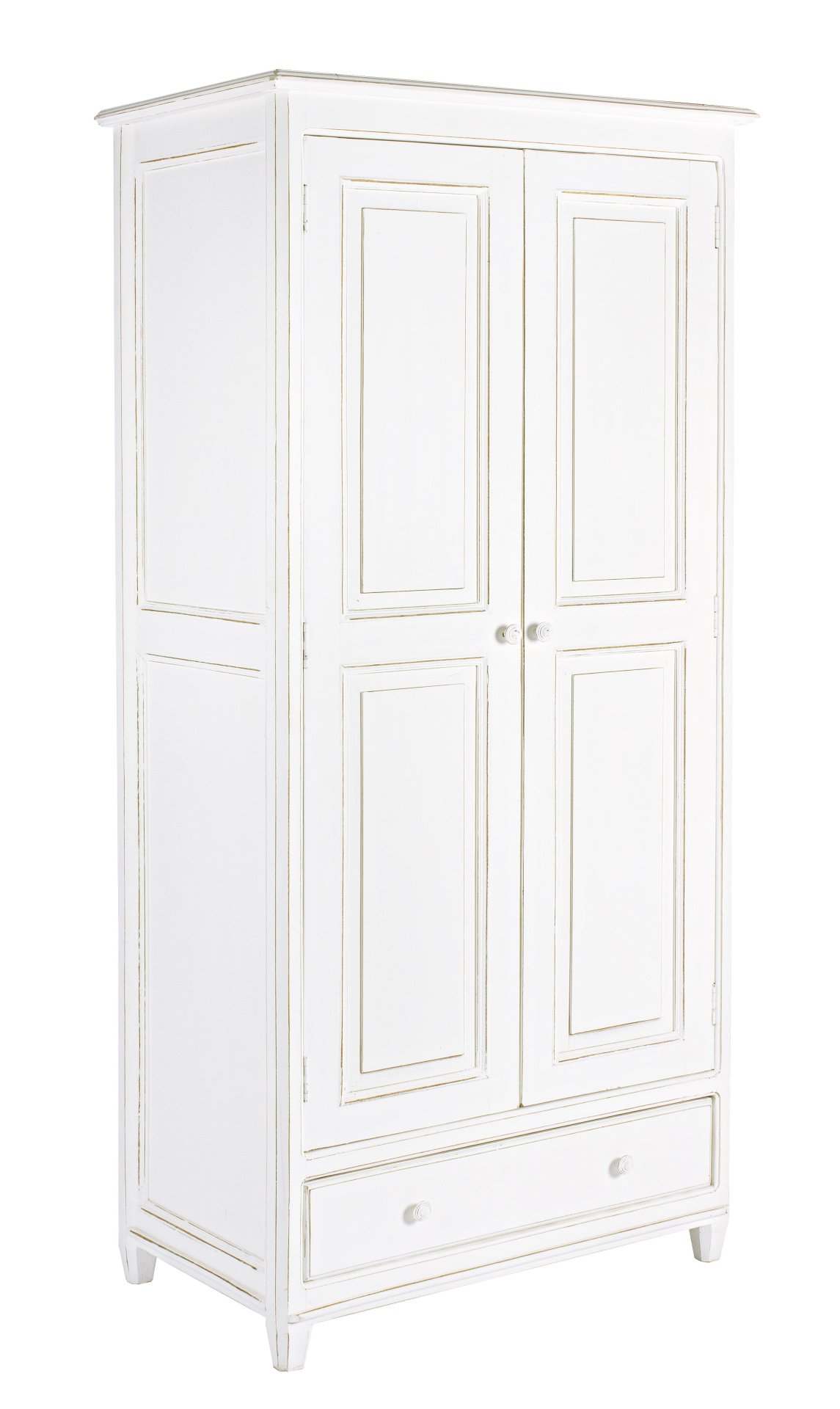 Kleiderschrank Colette aus Mangoholz, 90 cm