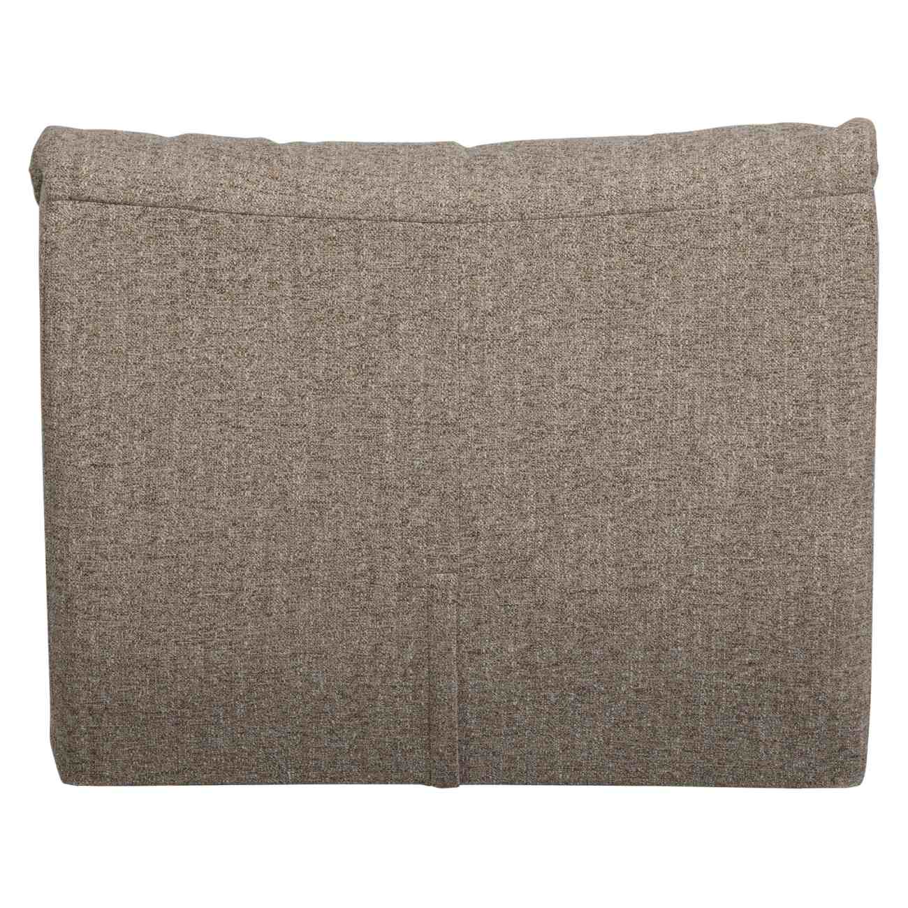 Sessel Baggy aus Melange-Stoff, Braun