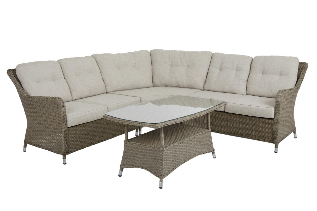 Gartencouchtisch Hornbrook 120x65 cm