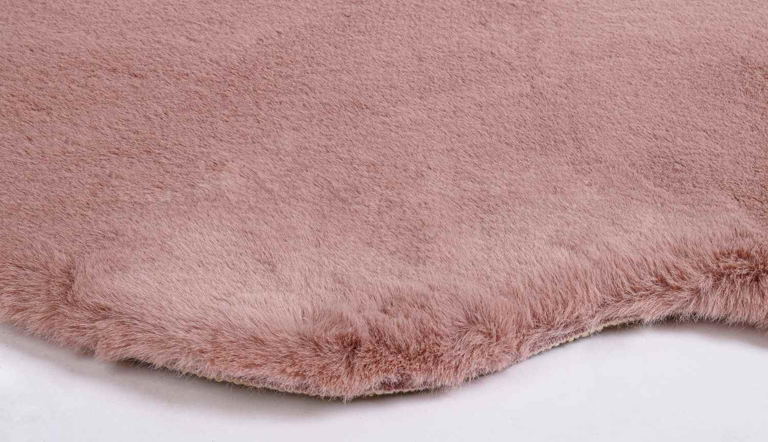 Teppich Kathlyn aus Polyester, Rosa