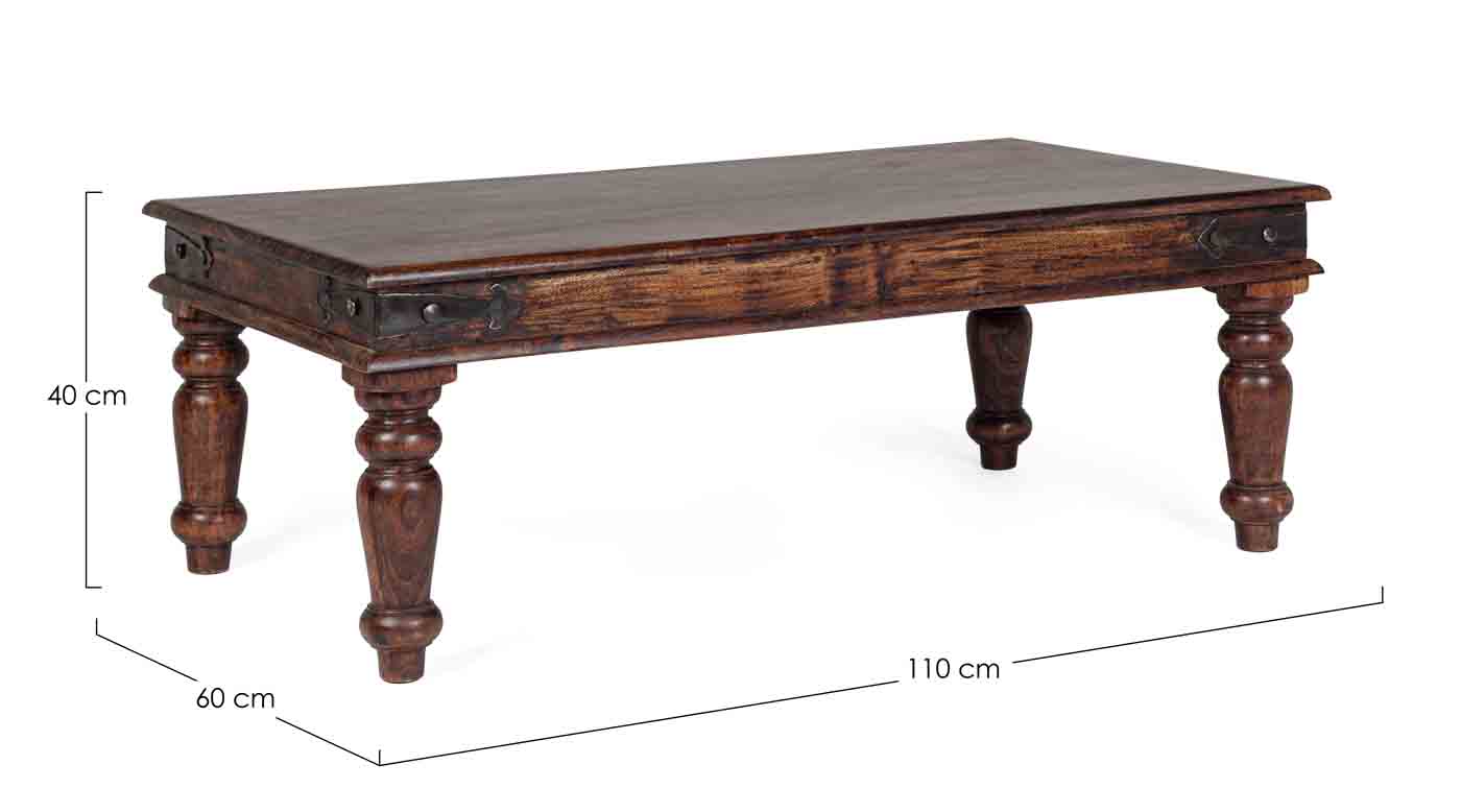 Couchtisch Jaipur aus Akazienholz, 110 cm