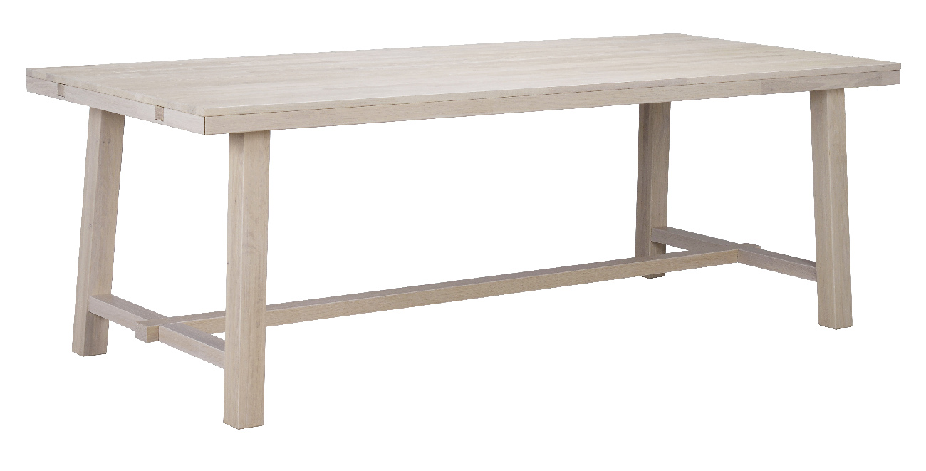 Esstisch Brooklyn, Classic, 220cm, Whitewash