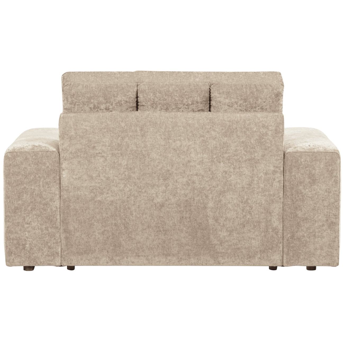 Loveseat Date aus Webstoff, Nougat