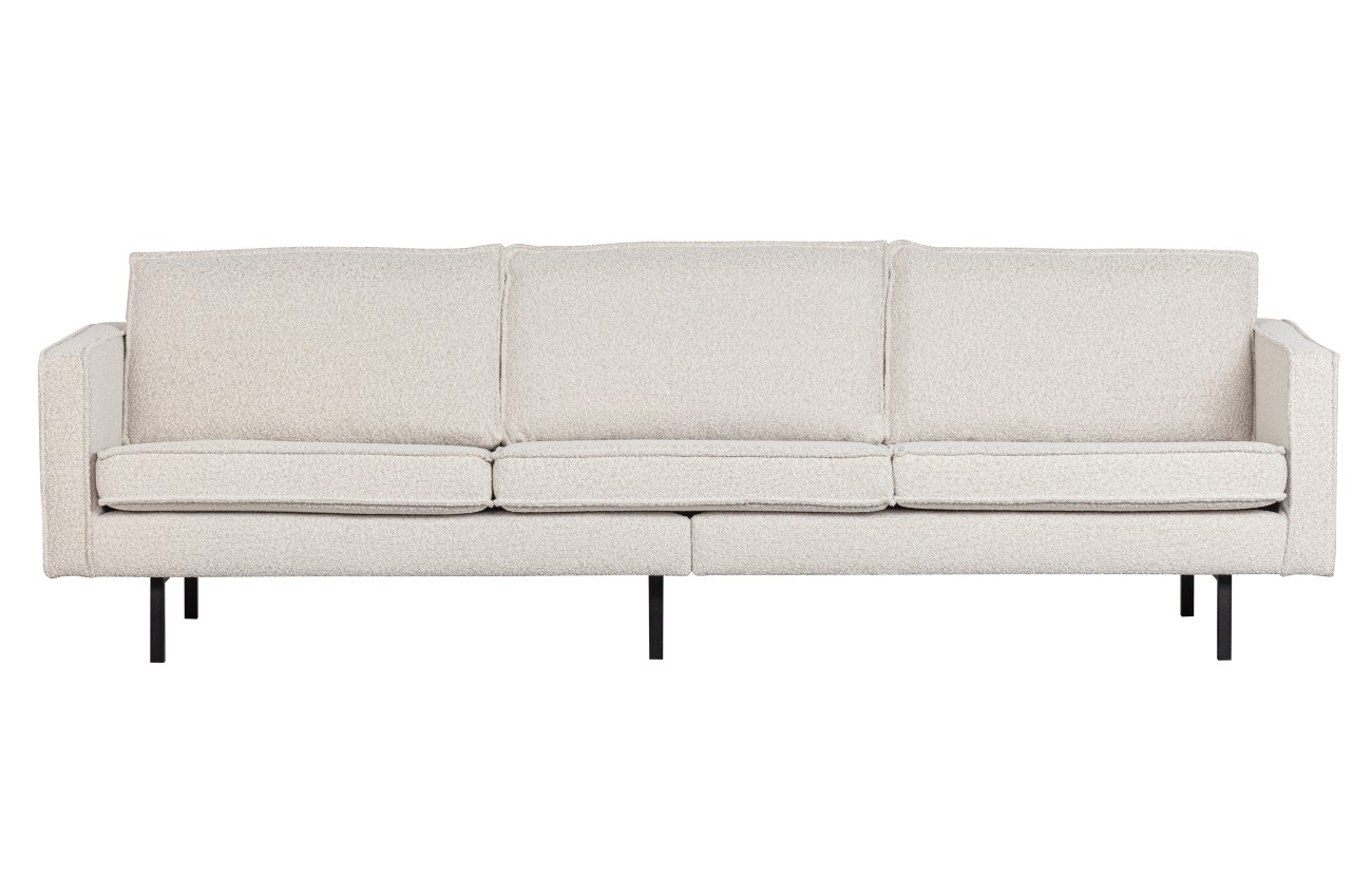 Sofa Rodeo 3 Sitzer aus Boucle-Stoff, Natur