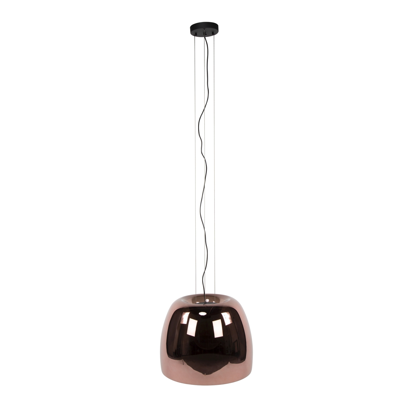 Hängeleuchte Kupenac - Kupferglas, Ø 48 cm, inkl. LED