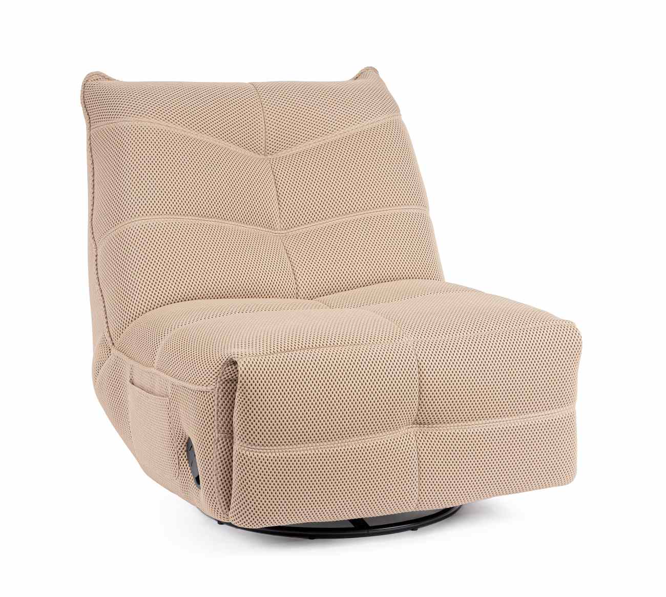 Sessel Gita mit Relax-Funktion, Beige