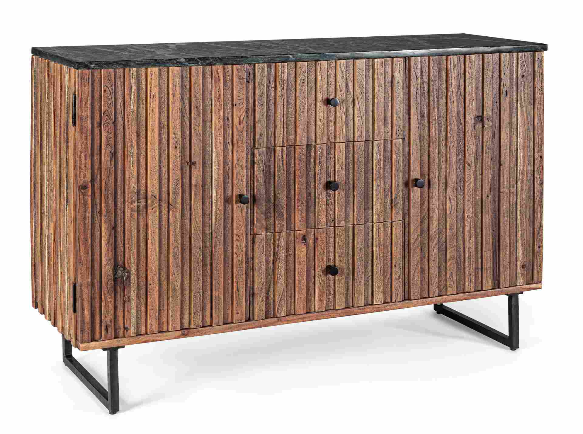 Sideboard Norfolk aus Akazienholz, 120 cm