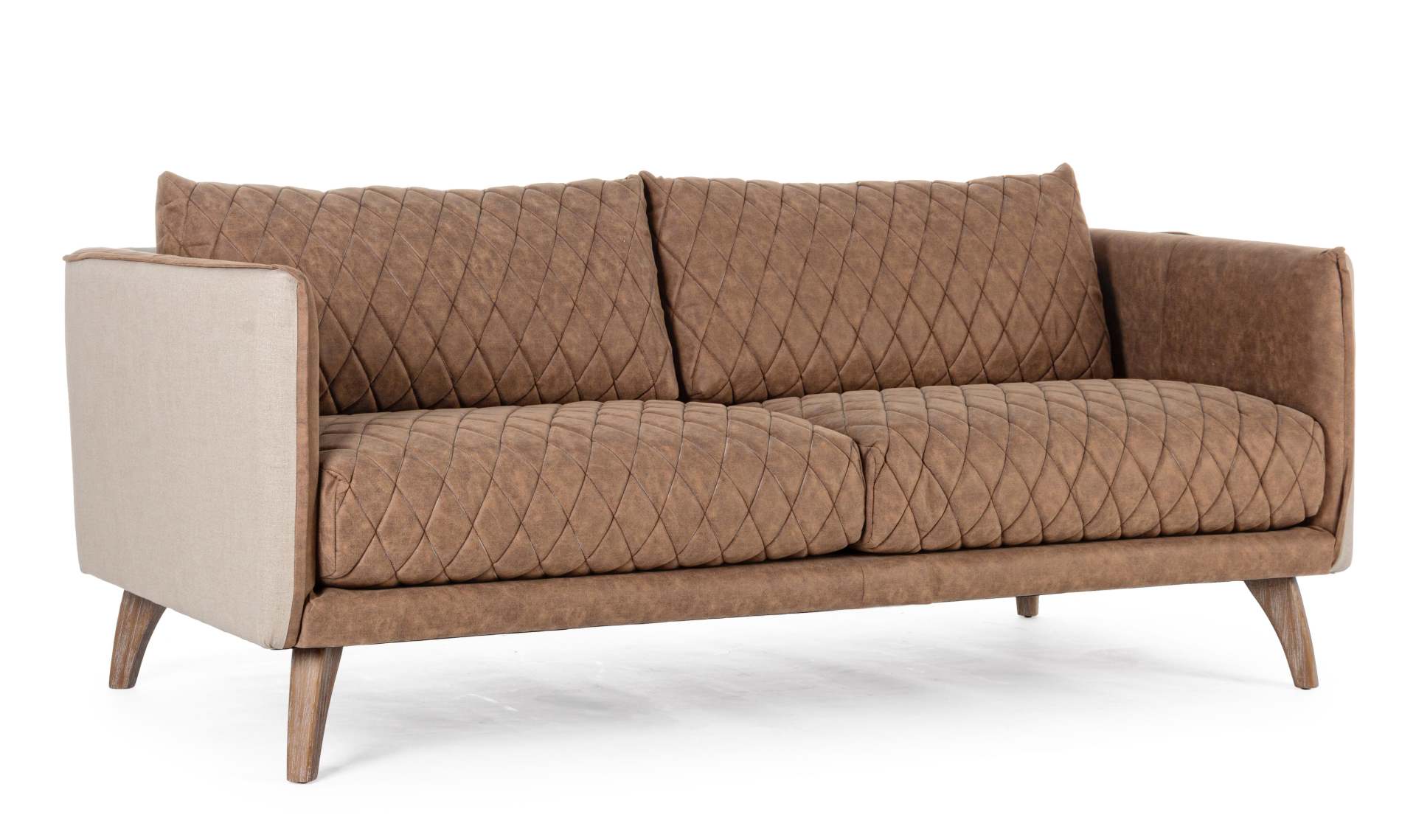 Sofa Helston aus Kunstleder, 3-Sitzer