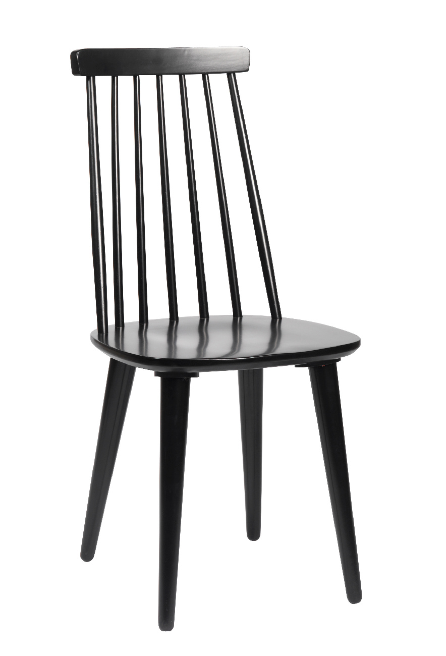 Stuhl Lotta 4er Set, Schwarz