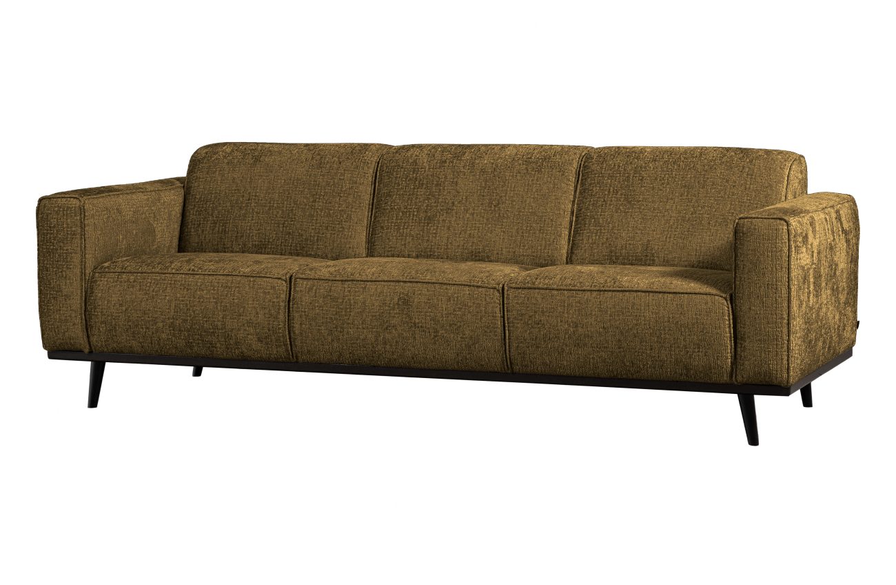 Sofa Statement aus Struktursamt 230 cm, Brass