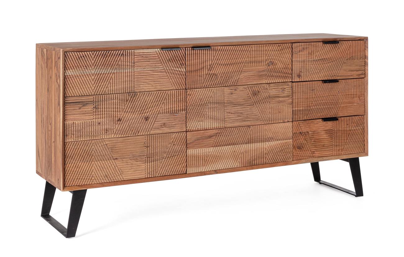 Sideboard Isar aus Akazienholz, 160 cm