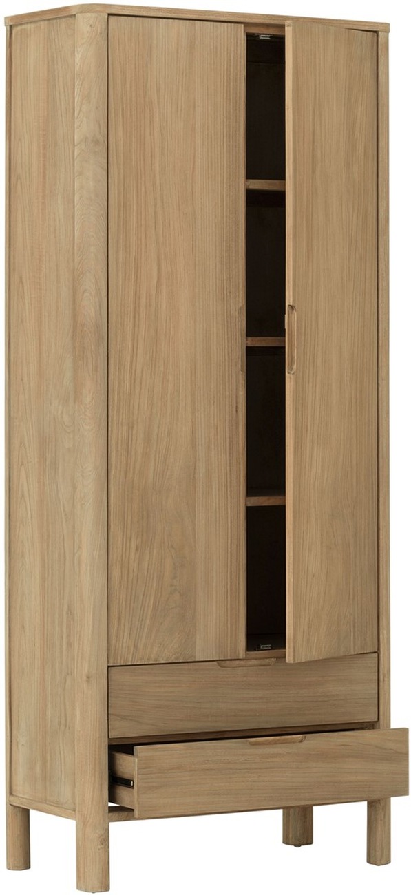 Schrank Forte aus Teakholz, 80 cm