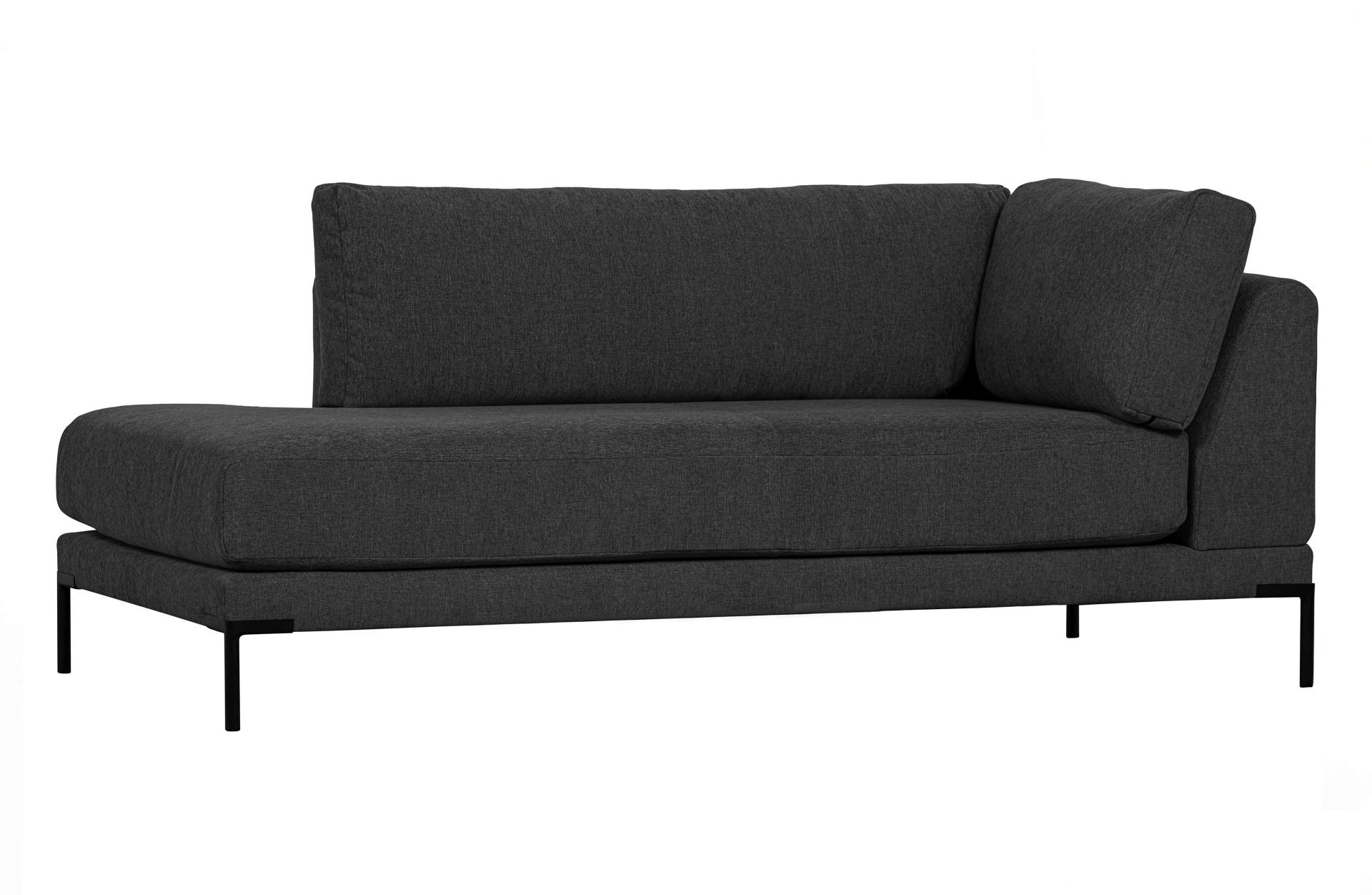 Modulsofa Couple Lounge Element Links, Dunkelgrau