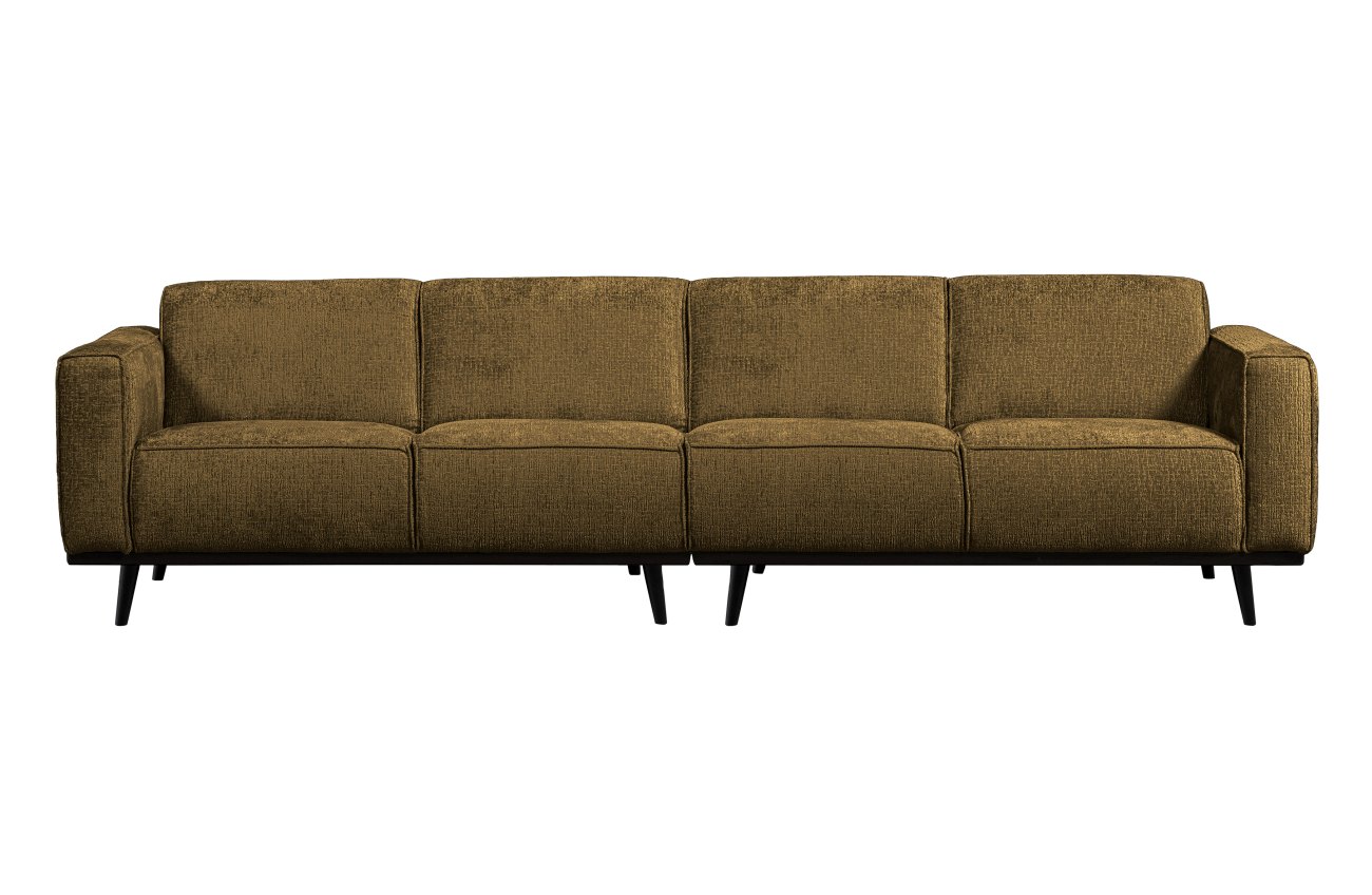 Sofa Statement aus Struktursamt 280 cm, Brass