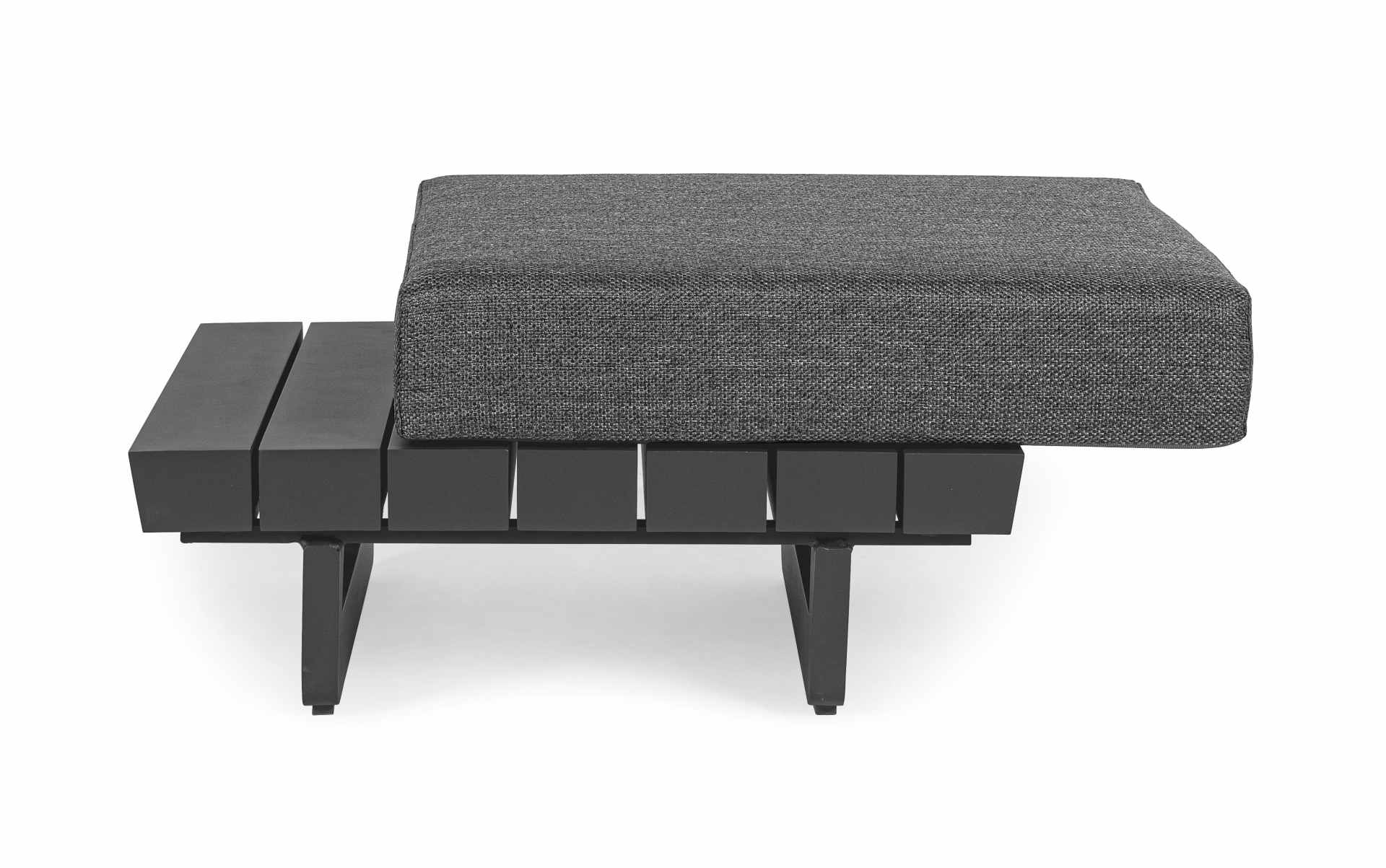 Couchtisch Infinity aus Aluminium 74 cm, Anthrazit