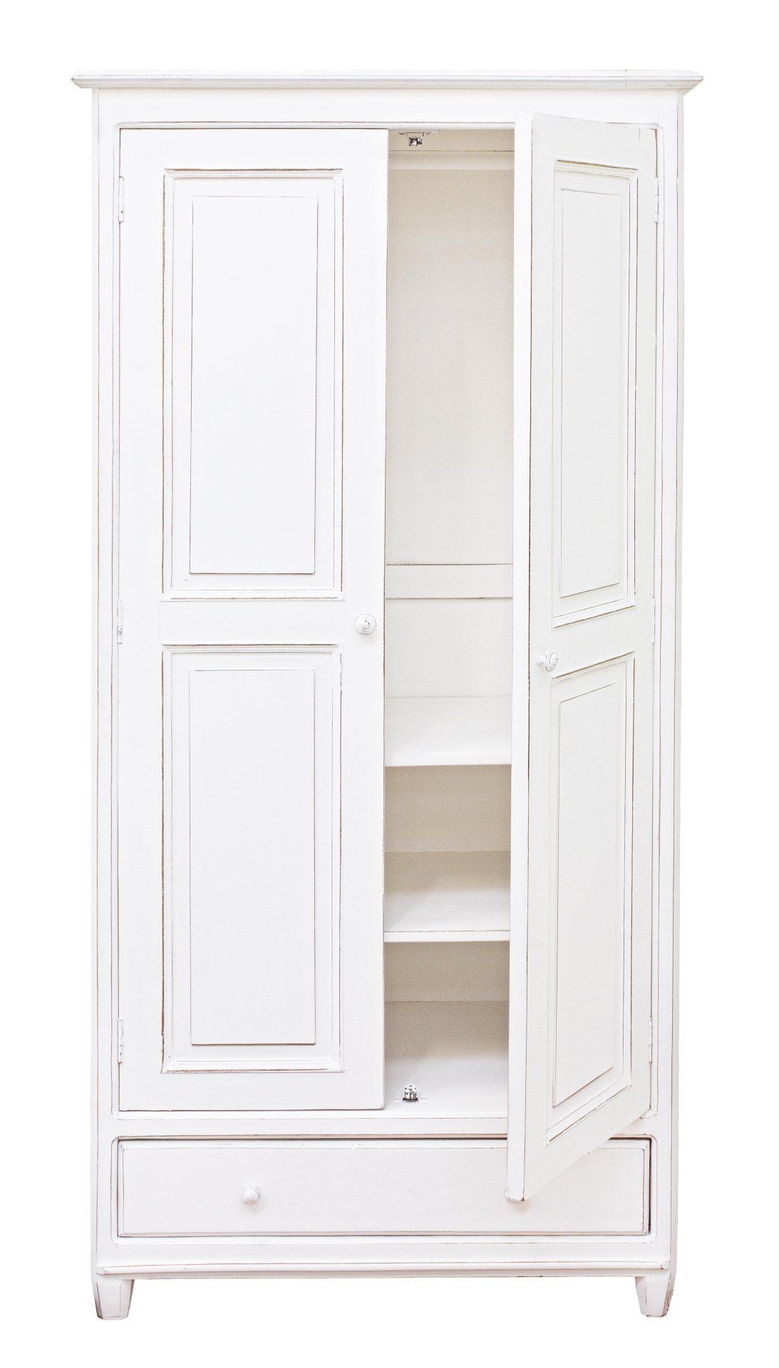 Kleiderschrank Colette aus Mangoholz, 90 cm