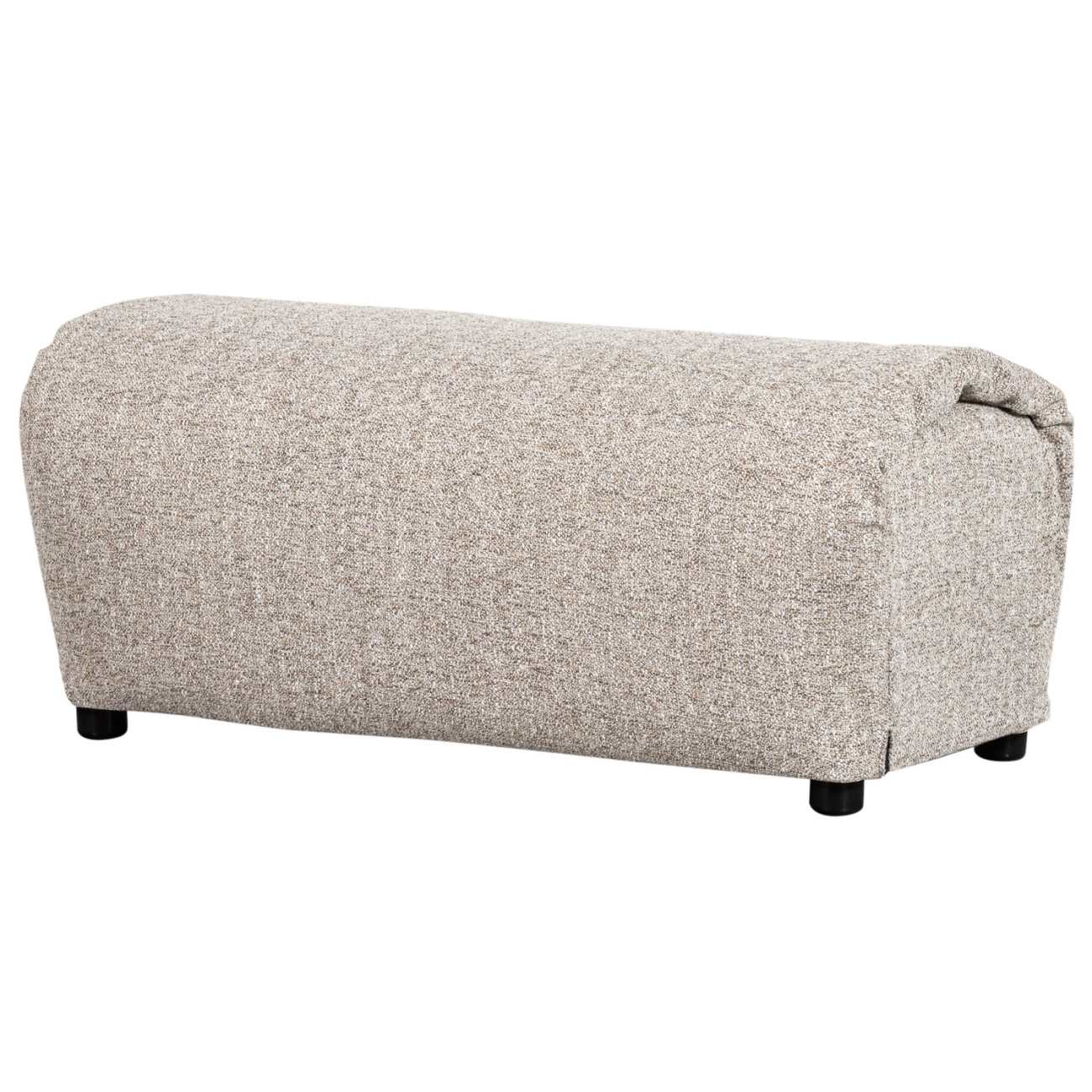 Hocker Baggy aus Melange-Stoff, Natur Hocker Baggy aus Melange-Stoff, Natur