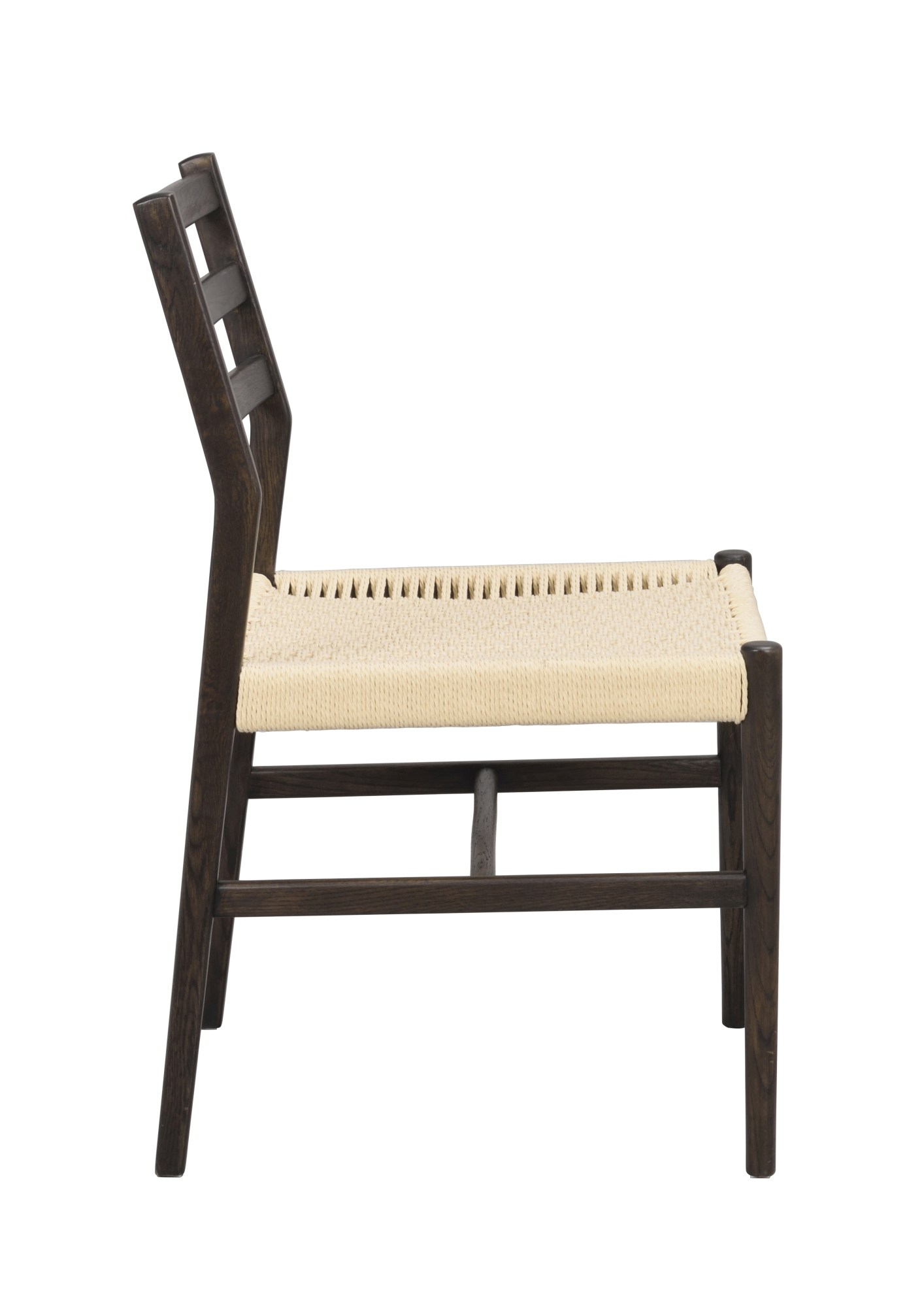Stuhl Harlan 2er Set, Eiche Braun / Hellbeige – überzeugt mit zeitlosem Stil.