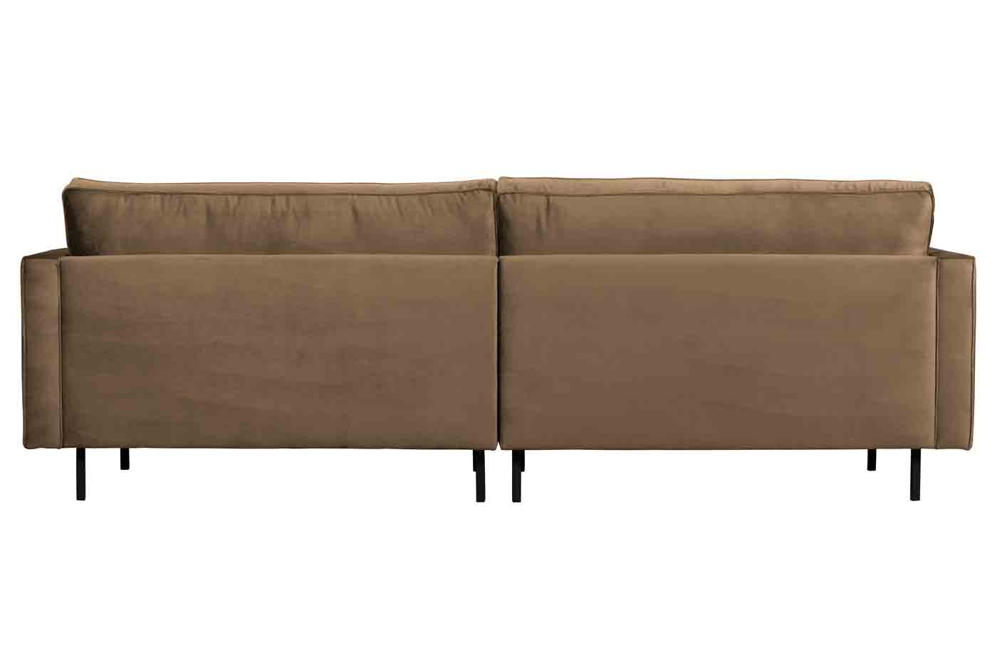 Sofa Rodeo Classic 3 Sitzer Samt, Taupe