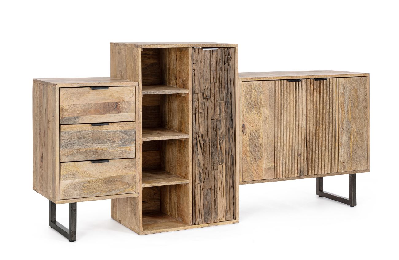 Sideboard Nashik aus Mangoholz, 189 cm