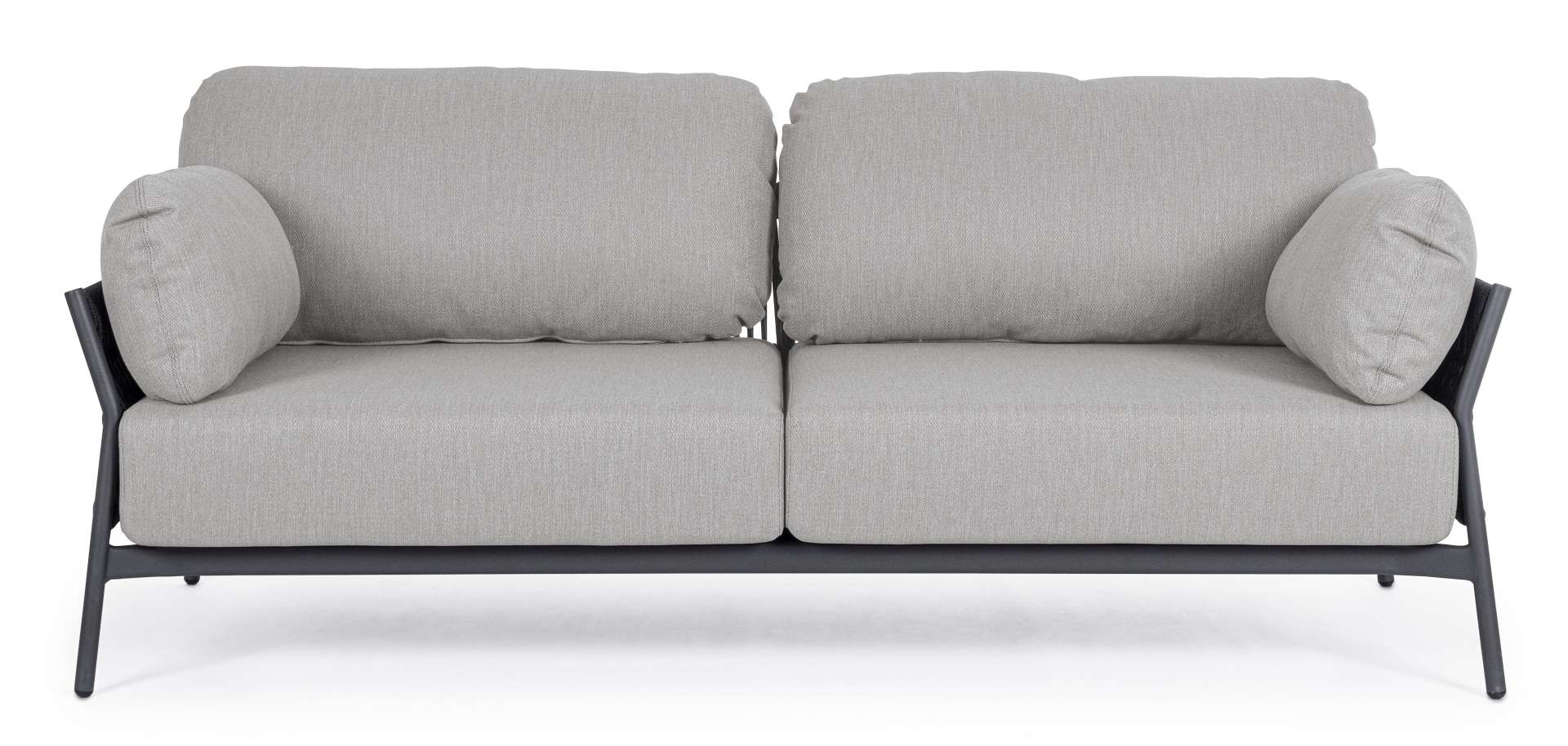 Sofa Pardis aus Aluminium, Anthrazit